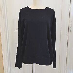 Xersion Braided Sleeve Detail Crew Sweatshirt  Size M